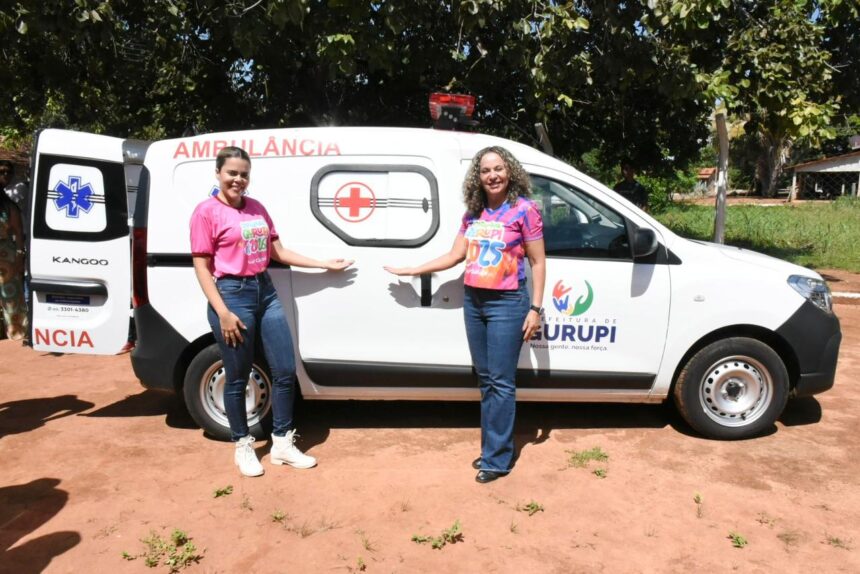 Prefeitura de Gurupi entrega ambulância ao Trevo da Praia e anuncia obras de pavimentação
